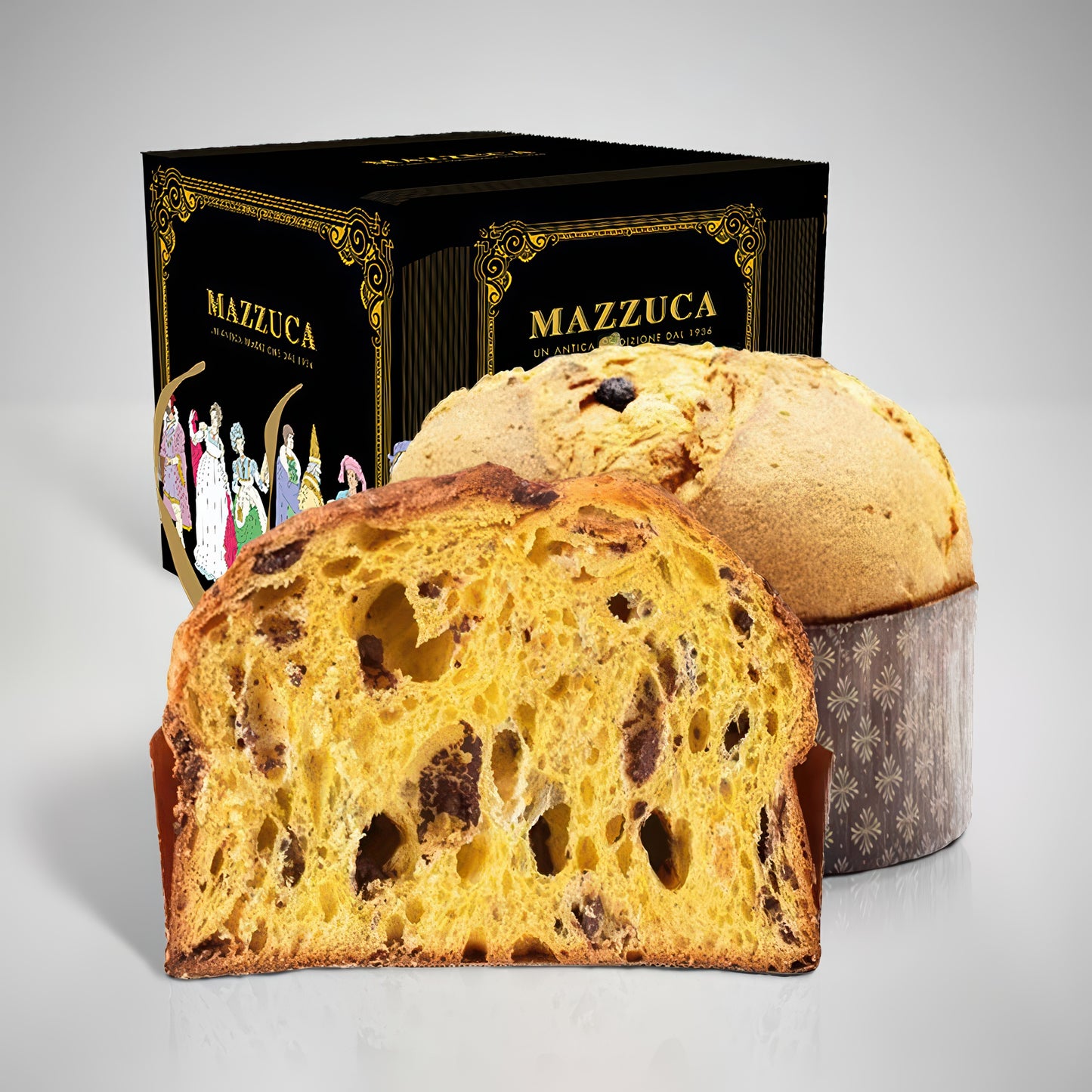 Panettone tre cioccolati